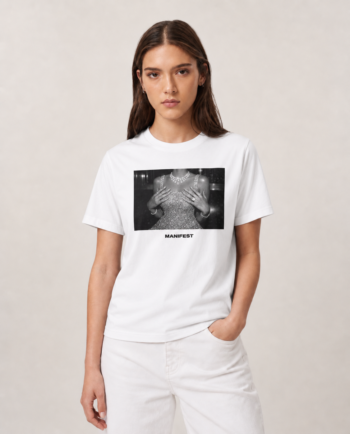 I'm a Magnet White Tee
