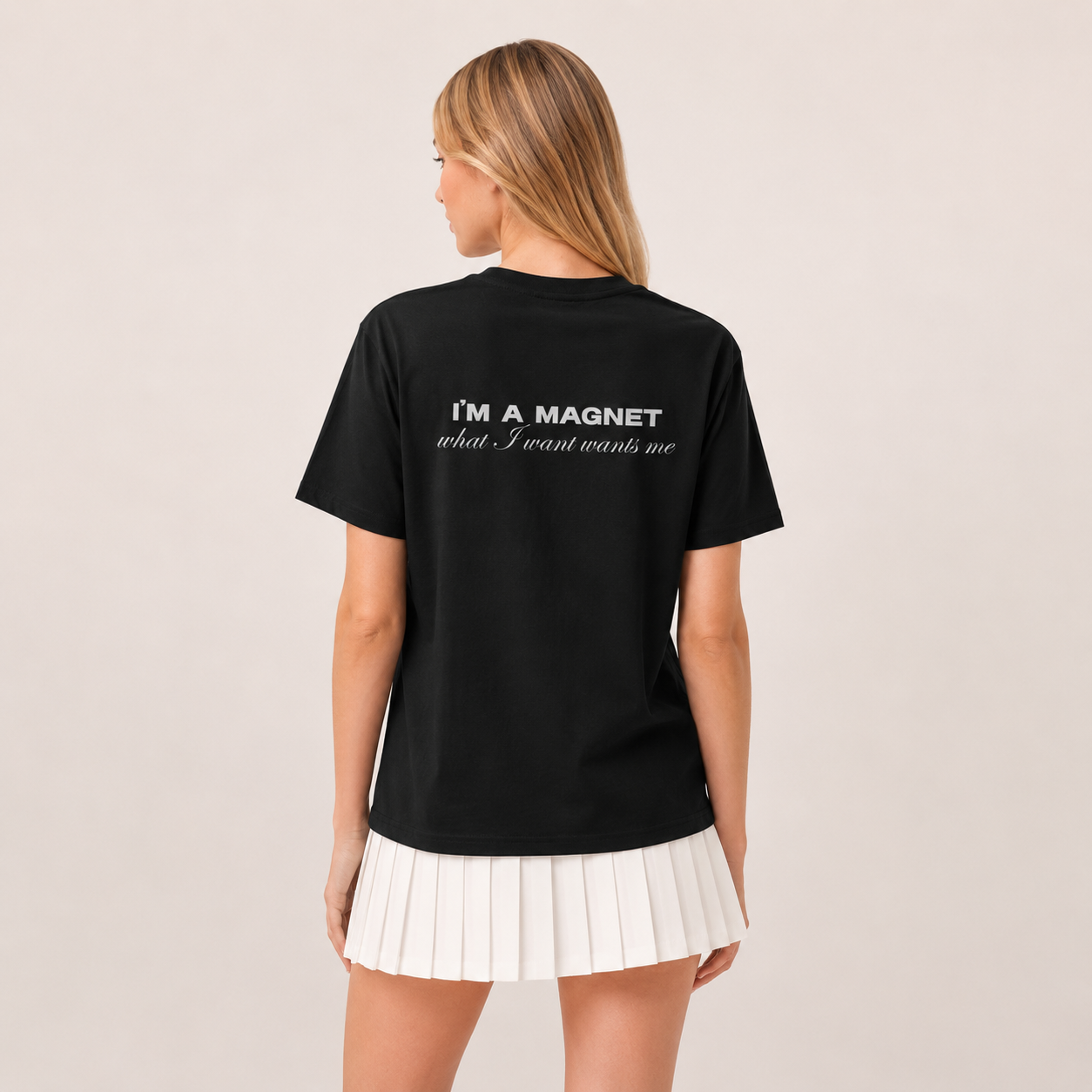 I'm a Magnet Black Tee